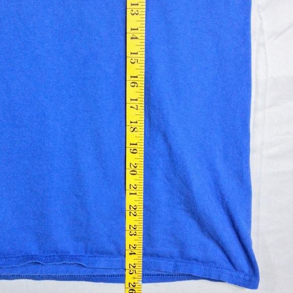 Kids Gildan Size 8 Blue Novelty Heavy Cotton Tee - Picture 4 of 6